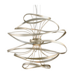 Corbett Calligraphy 2 Light Silver Leaf Chandelier Ceiling Light