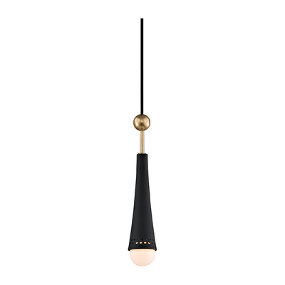 Hudson Valley Lighting Tupelo 1 Light 2.5 inch Aged Brass Pendant Ceiling Light