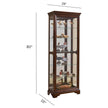 Pulaski Furniture PFC Curios Mirrored Curio Cabinet