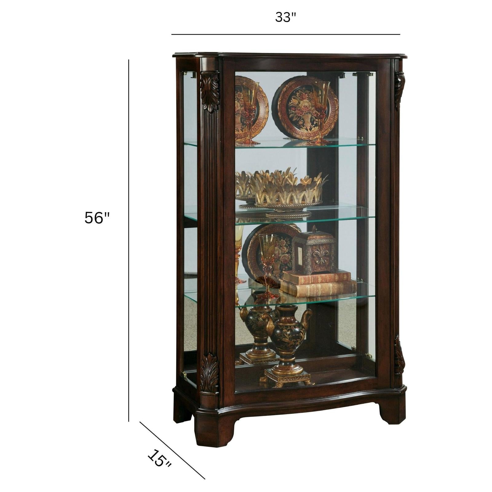 Pulaski Furniture PFC Curios Curio Cabinet