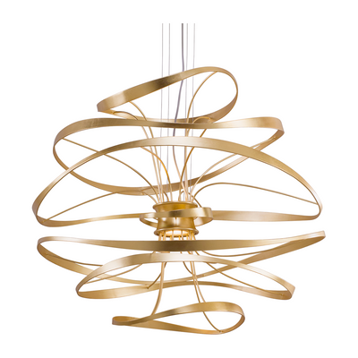 Corbett Calligraphy 2 Light Stainless Steel Chandelier Ceiling Light