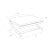 Sunpan Bari Grey Stool Clearance