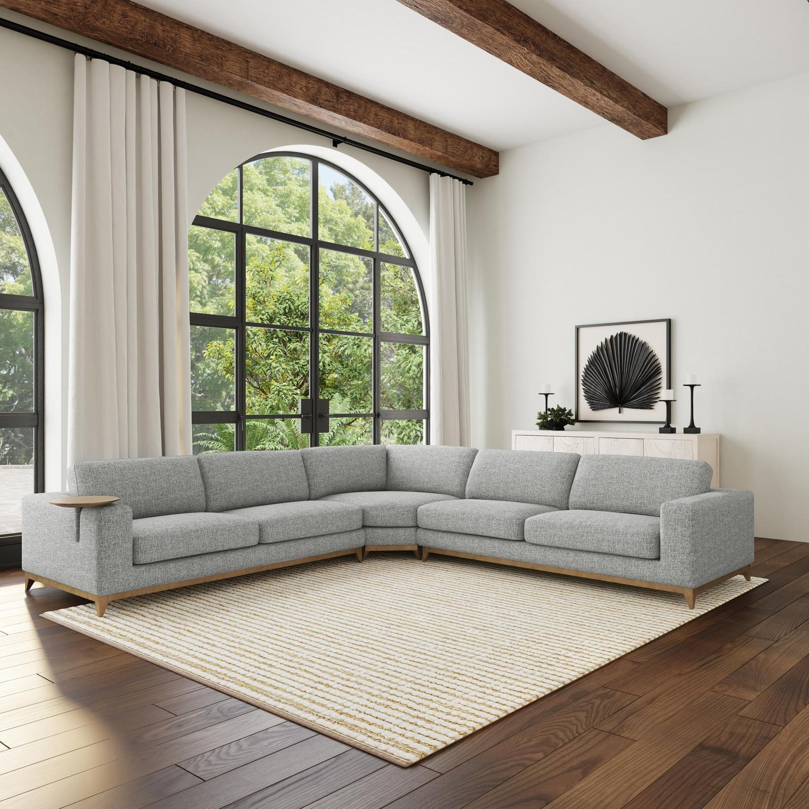Classic Home Donovan 3 Piece Sectional Clearance