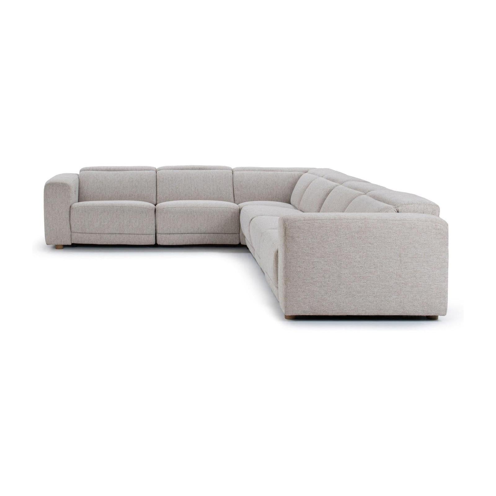 Classic Home Knoxville Upholstered Power Recliner Sectional
