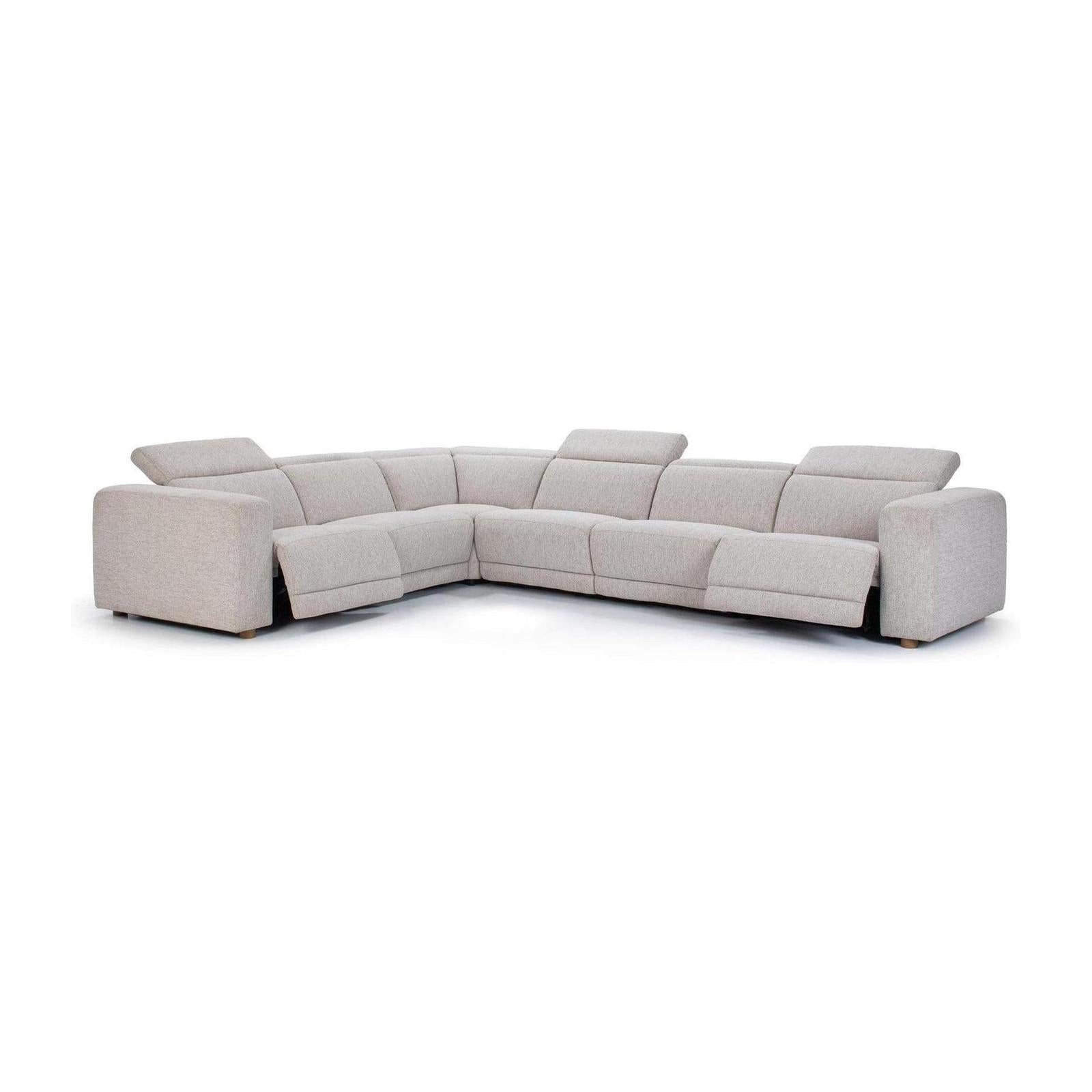 Classic Home Knoxville Upholstered Power Recliner Sectional