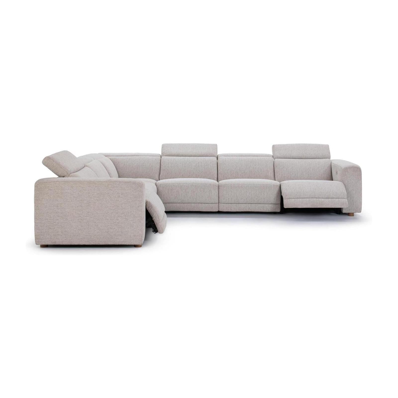 Classic Home Knoxville Upholstered Power Recliner Sectional