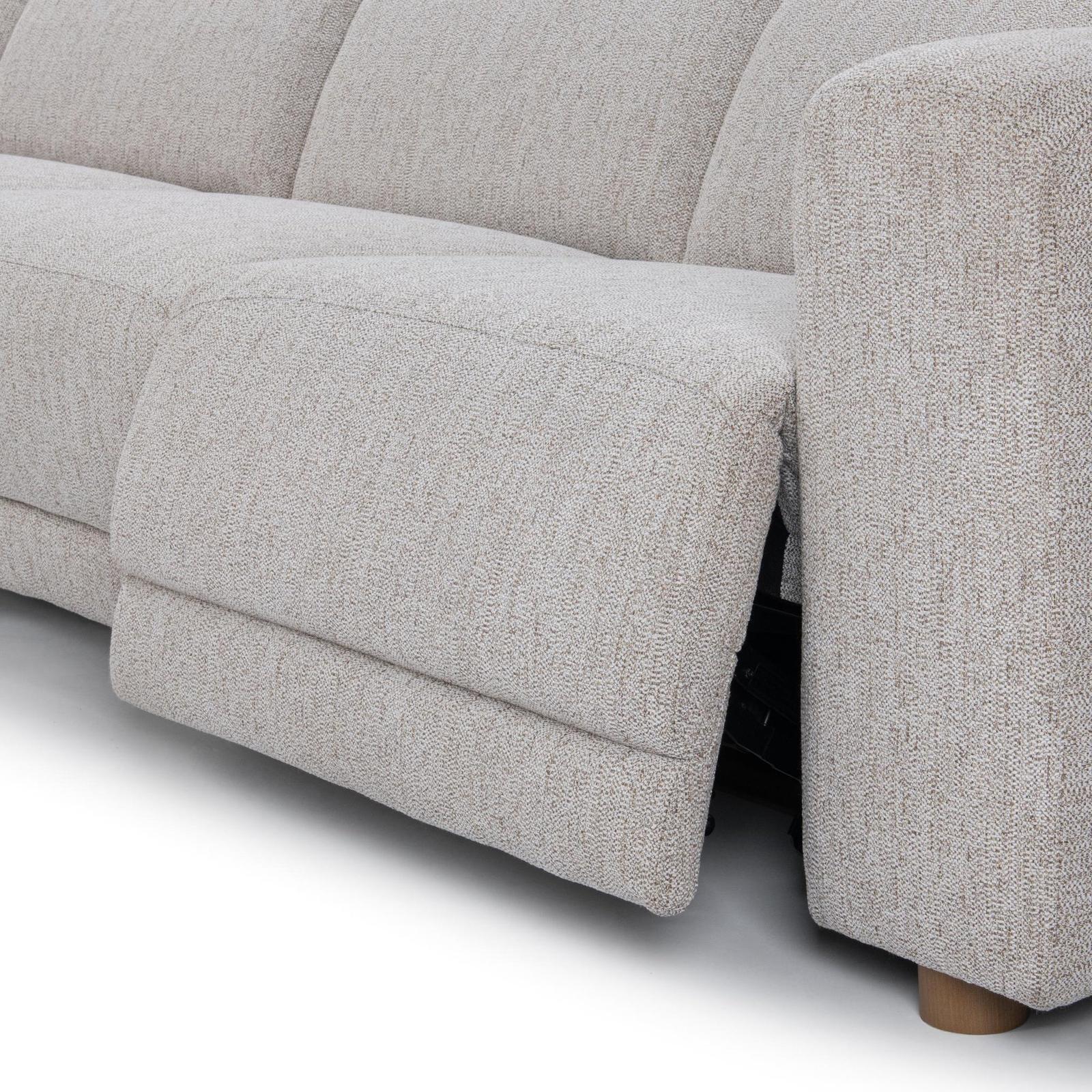 Classic Home Knoxville Upholstered Power Recliner Sectional