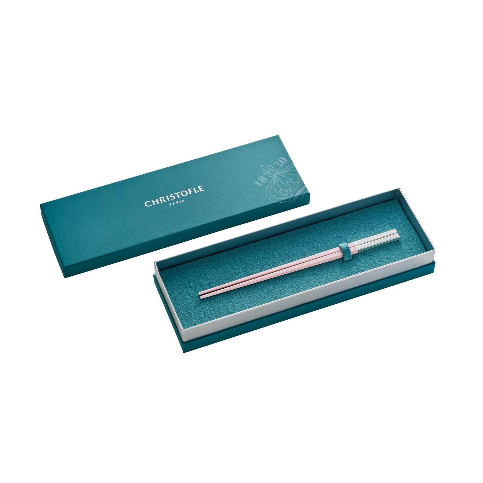 Christofle Uni Silver Plated Japanese Chopsticks - Set of 2