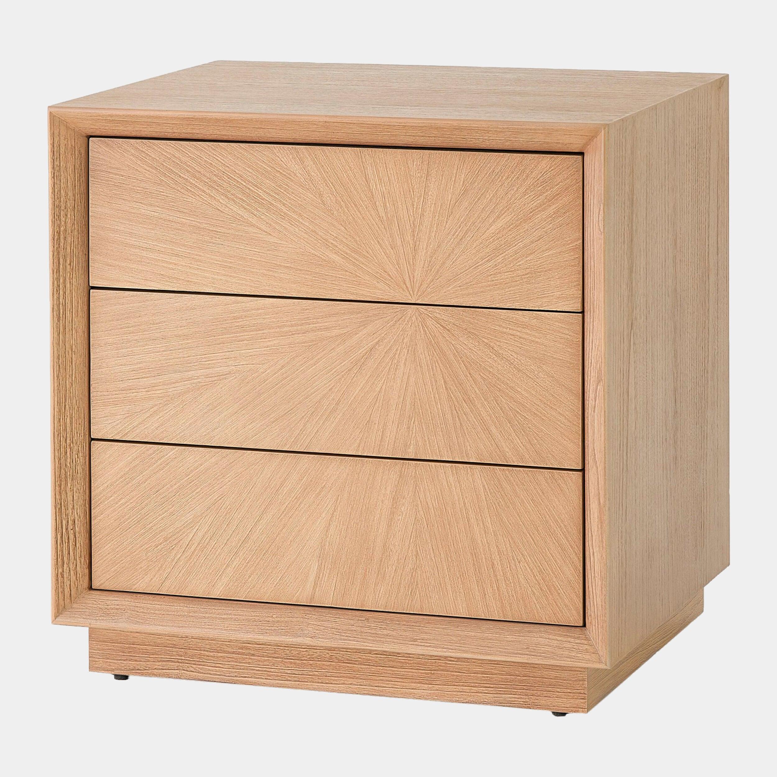 Global Views Burst Nutmeg Bedside Chest