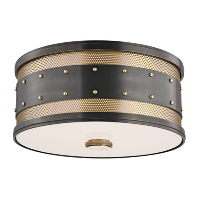 Hudson Valley Lighting Gaines 2 Light 12 inch Flush Mount Ceiling Light