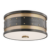Hudson Valley Lighting Gaines 2 Light 12 inch Flush Mount Ceiling Light