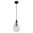 Uttermost Campester 1 Light Watered Glass Mini Pendant