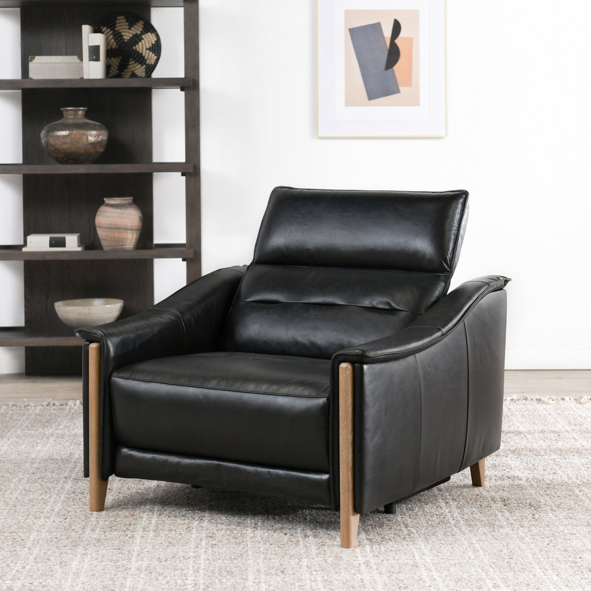 Classic Home Cullman Leather Power Recliner