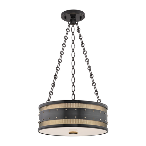 Hudson Valley Lighting Gaines 3 Light 16 inch Pendant Ceiling Light