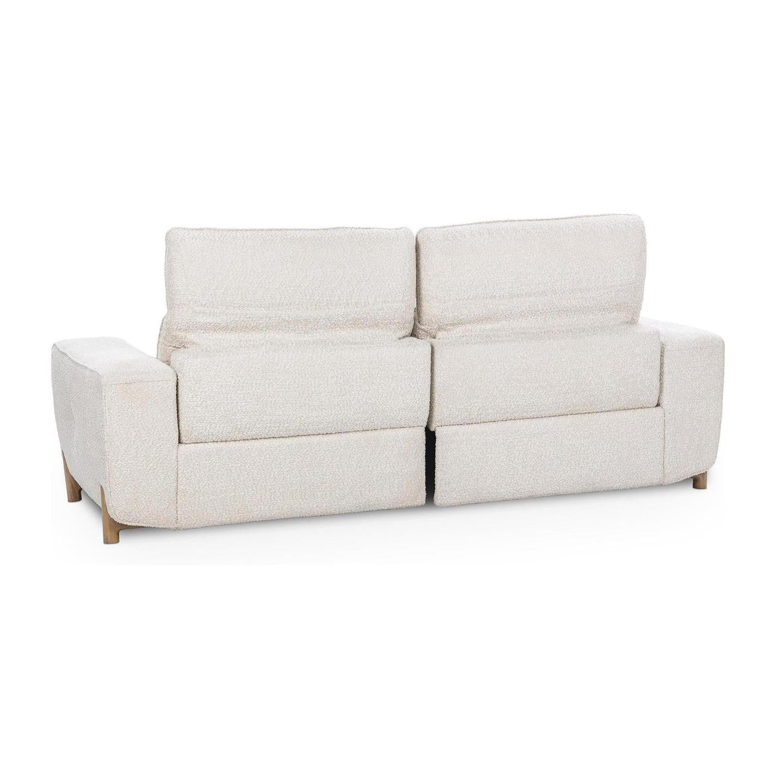 Classic Home Darrow Upholstered Power Recliner Sofa Clearance