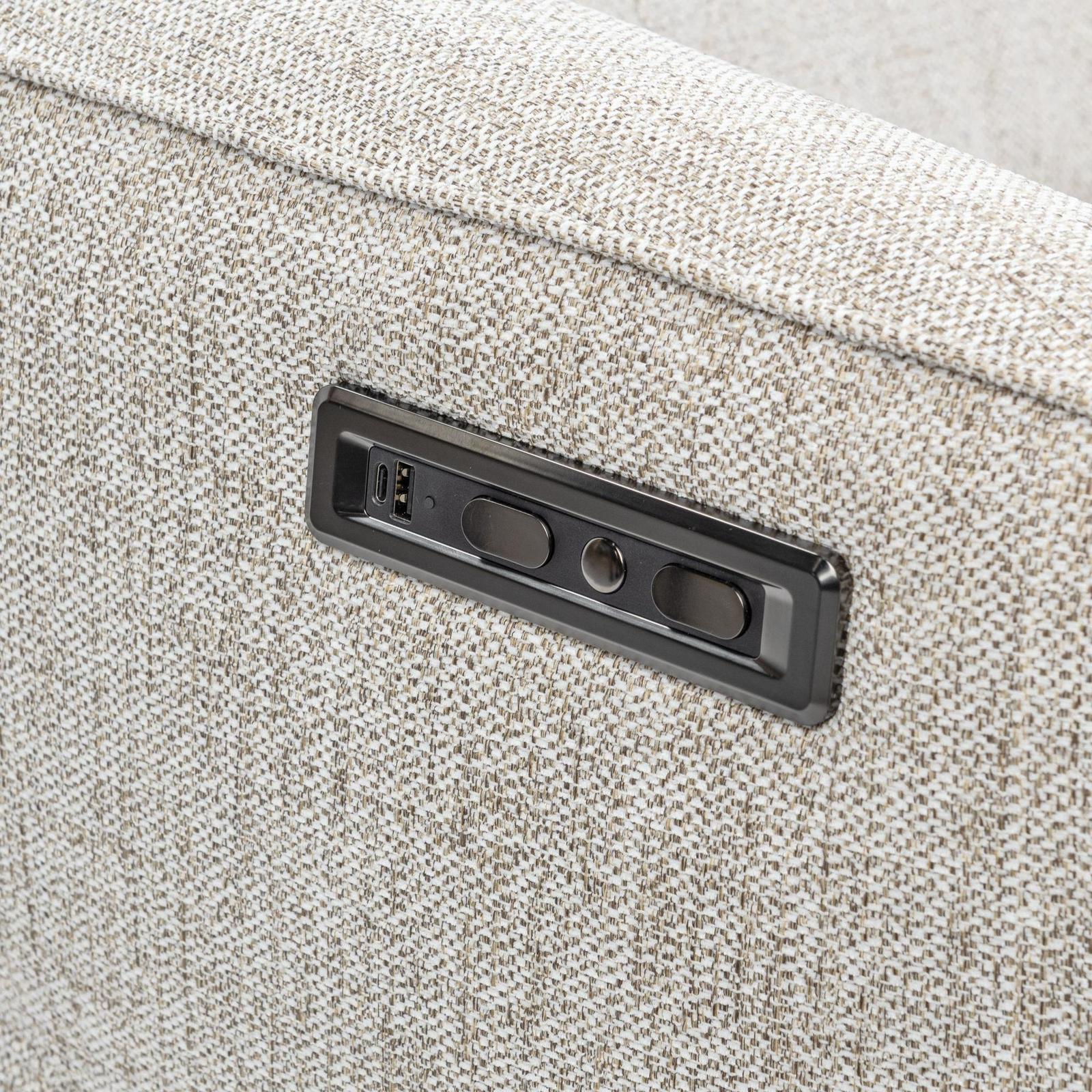 Classic Home Ostend Upholstered Power Recliner Sofa