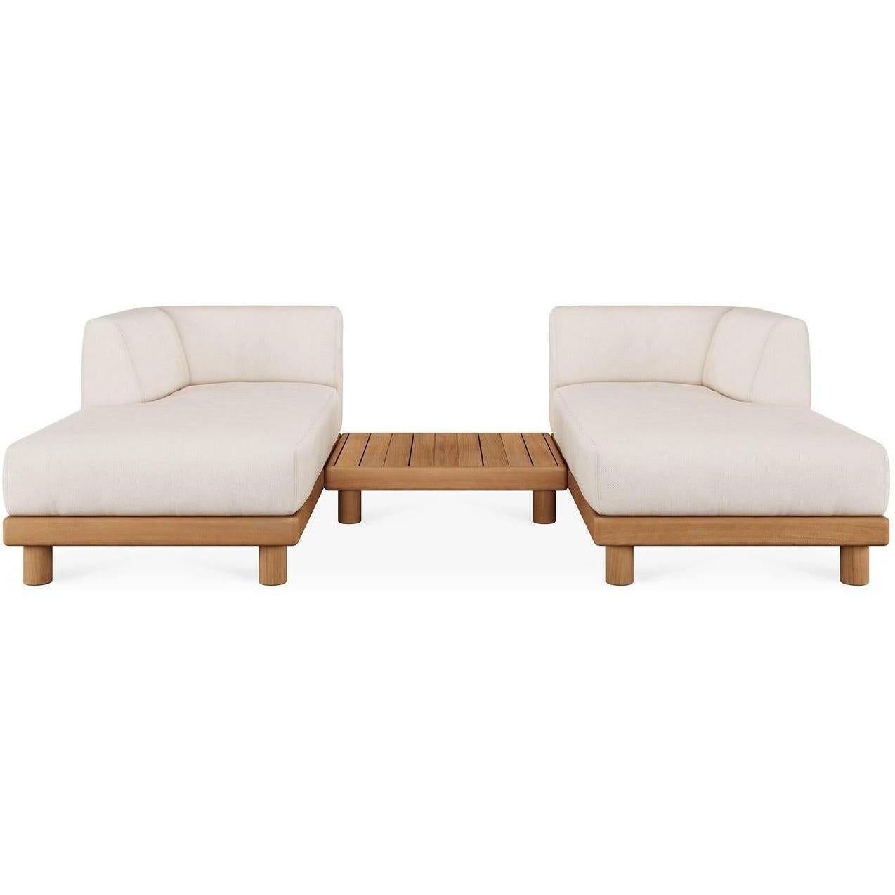 Ethnicraft Monocle Outdoor Modular Sofa Components