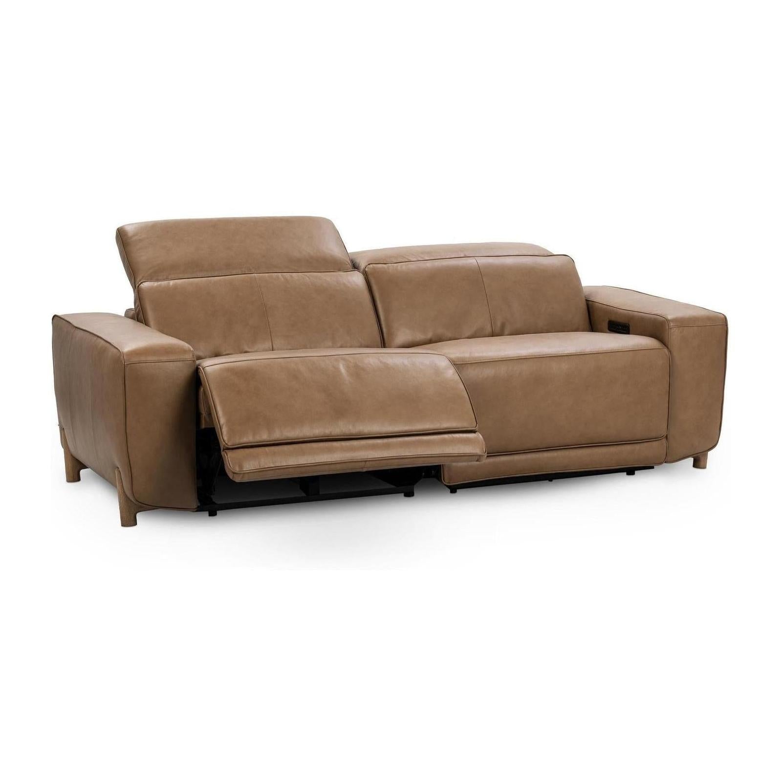 Classic Home Kadon Leather Power Recliner Sofa