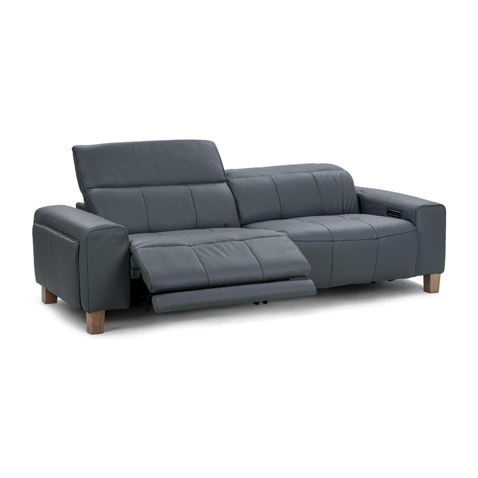 Classic Home Alea Leather Power Recliner Sofa Clearance