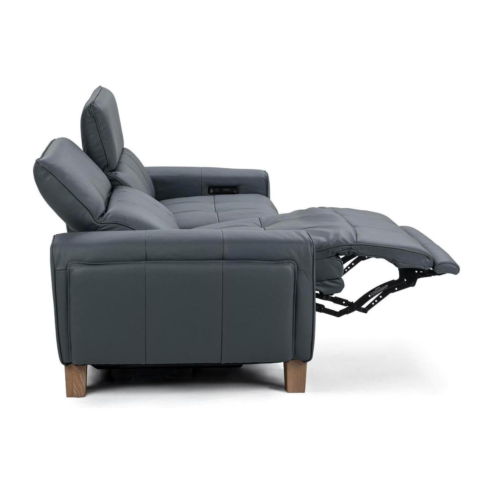 Classic Home Alea Leather Power Recliner Sofa Clearance