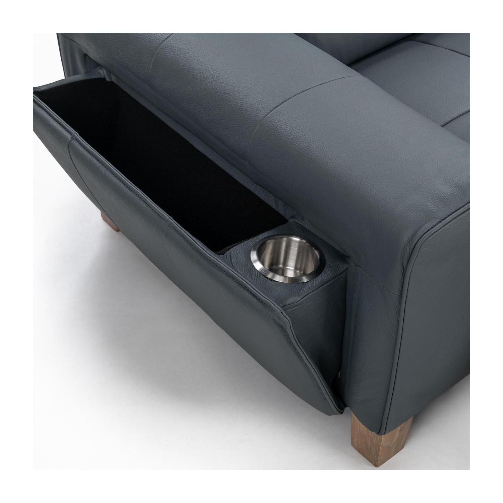 Classic Home Alea Leather Power Recliner Sofa Clearance