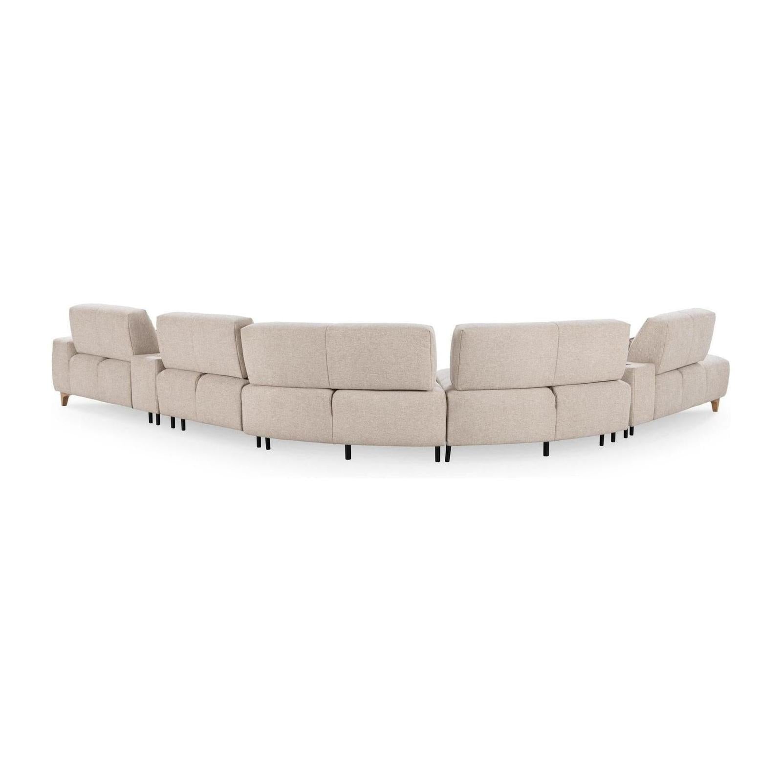Classic Home Leah Upholstered Sectional