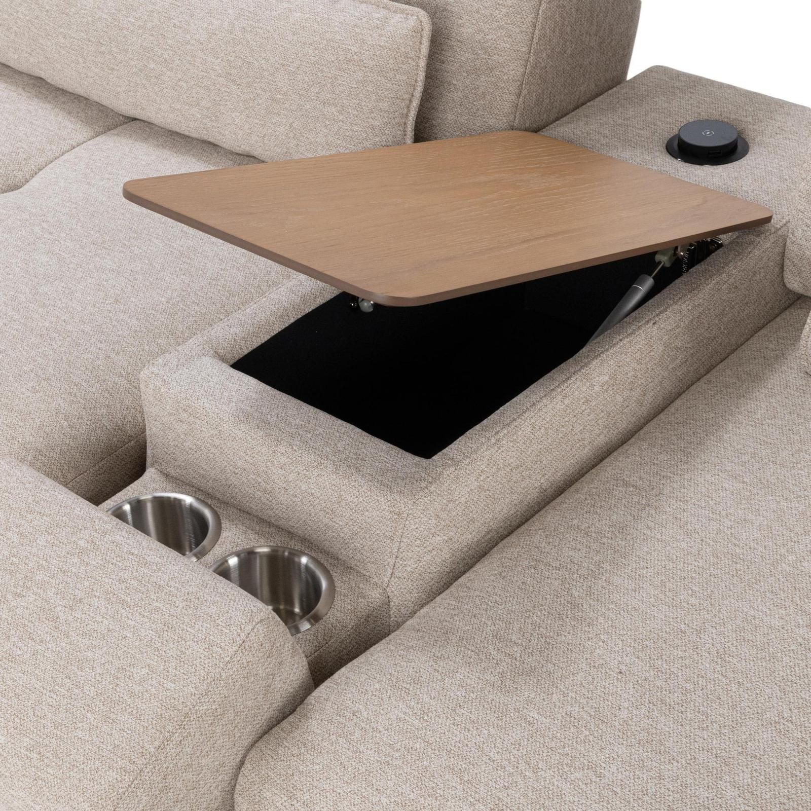 Classic Home Leah Upholstered Sectional