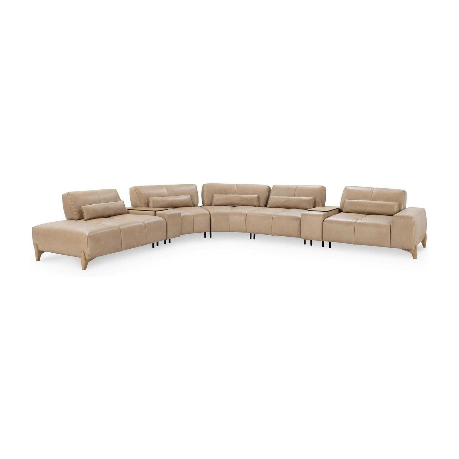 Classic Home Leah Upholstered Sectional