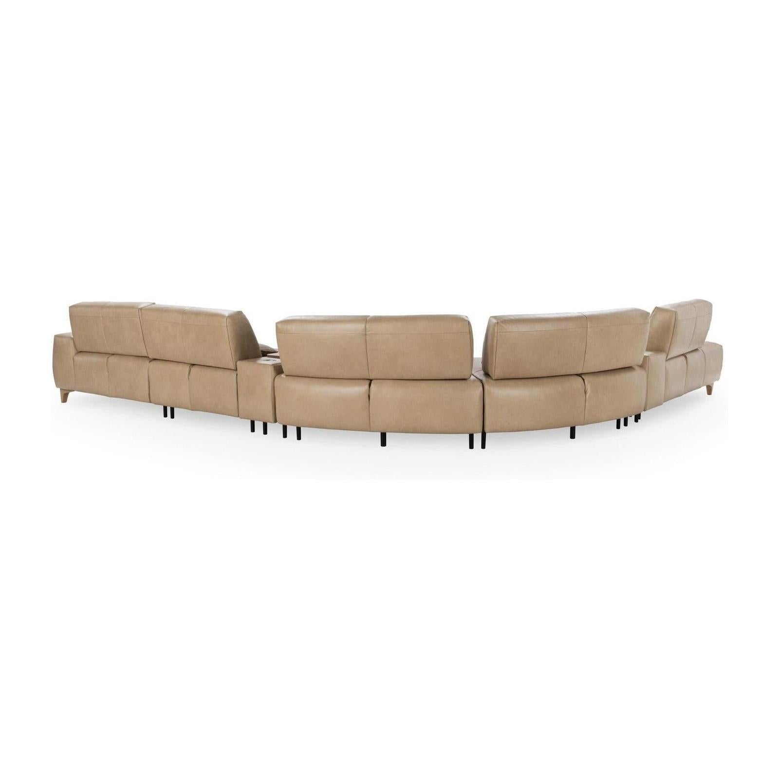 Classic Home Leah Upholstered Sectional