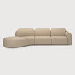Ethnicraft Bulky Modular Sofa Set VI