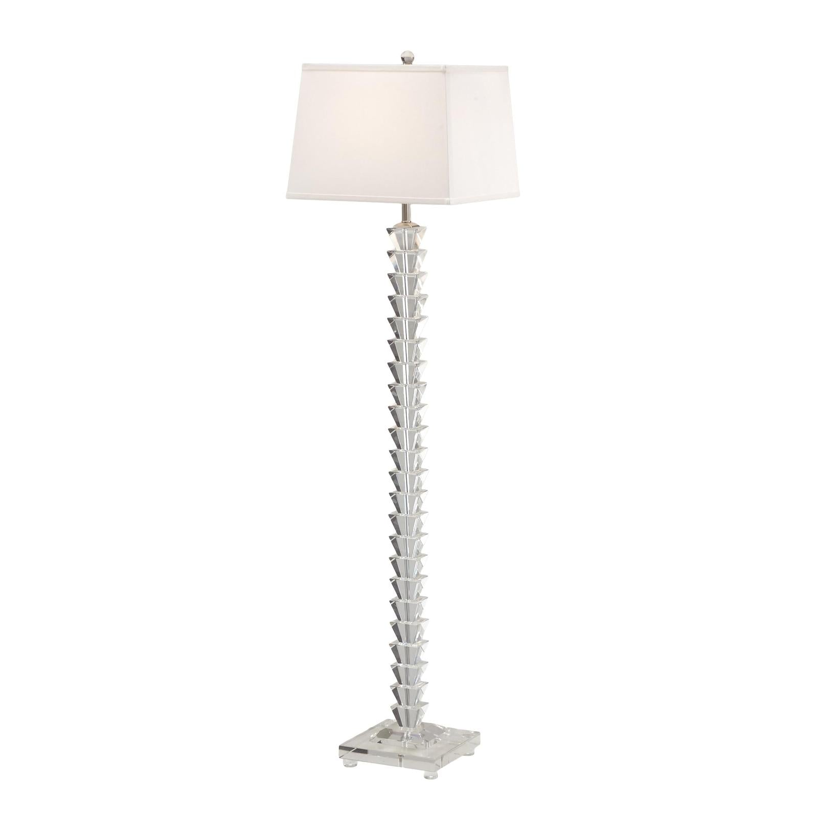 Wildwood Stacked Crystals Floor Lamp
