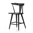 Four Hands Ripley Bar + Counter Stool Black Oak