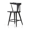 Four Hands Ripley Bar + Counter Stool Black Oak