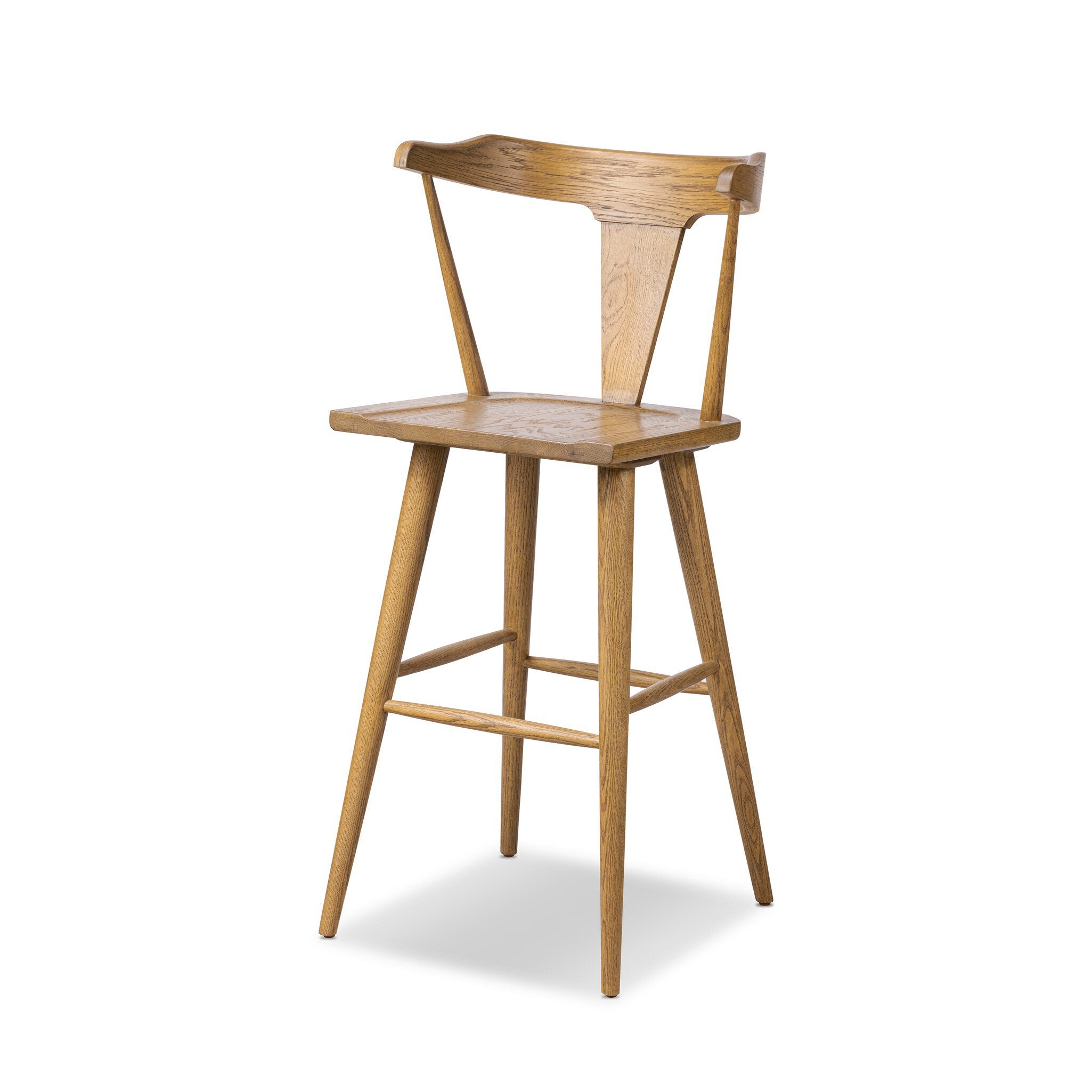 Four Hands Ripley Bar + Counter Stool Sandy Oak