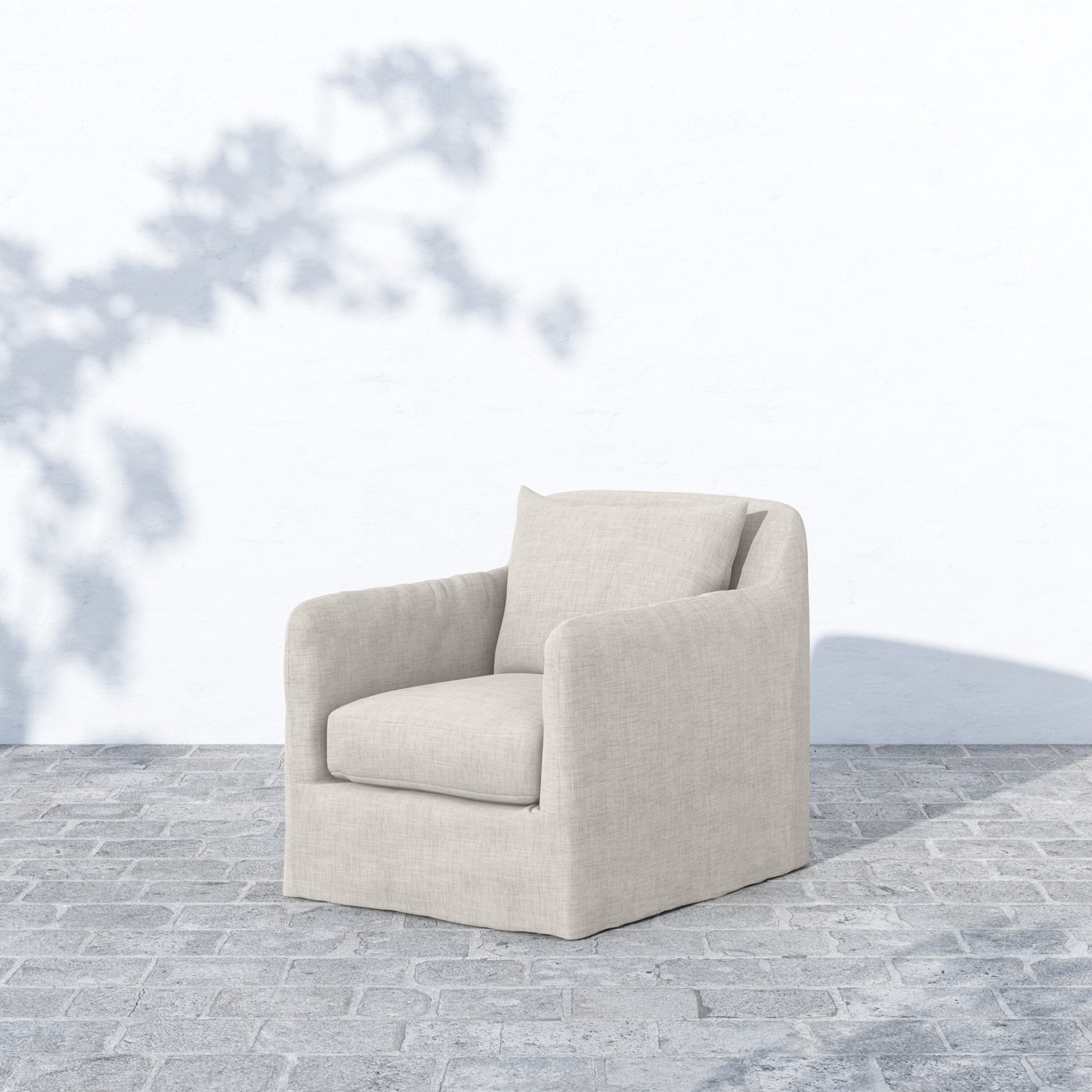 Dade Outdoor Swivel Chair