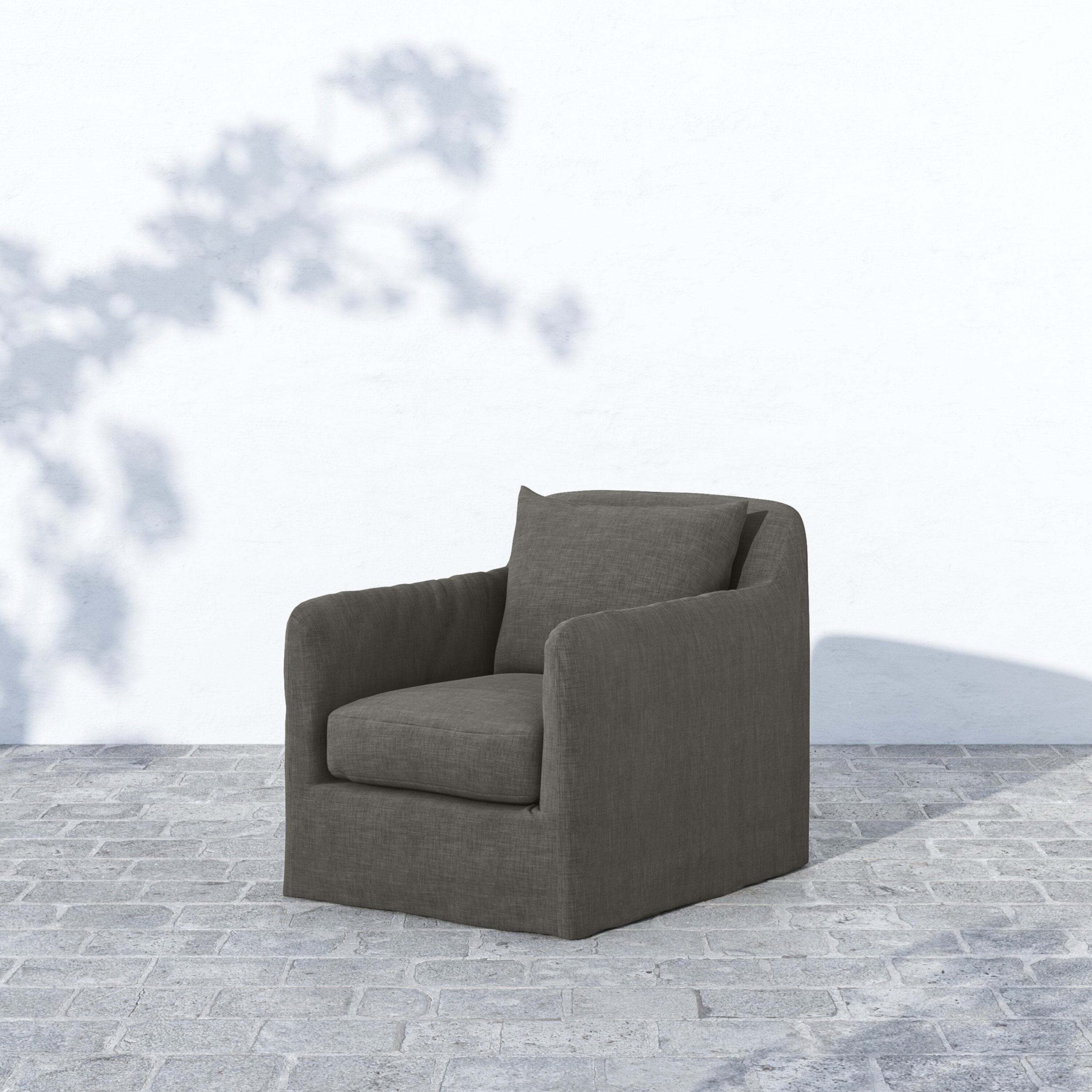Dade Outdoor Swivel Chair
