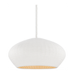 Hudson Valley Lighting Ferndale 1 Light 36 inch Gesso White Pendant Ceiling Light
