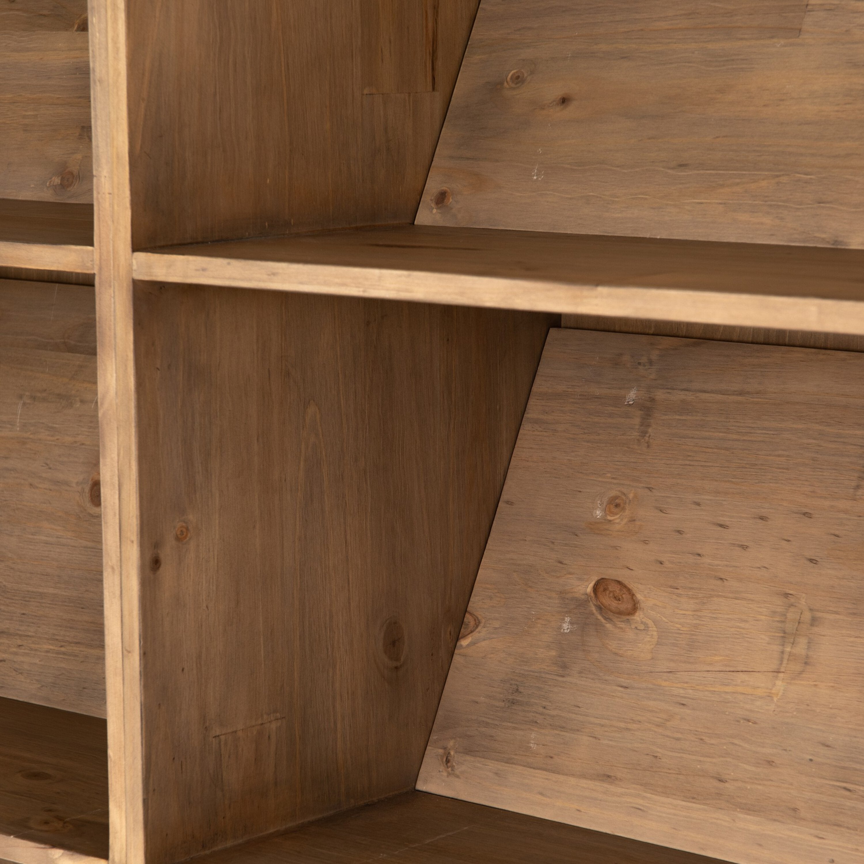 Four Hands Bane Double Bookshelf with Ladder