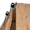 Four Hands Bane Double Bookshelf with Ladder