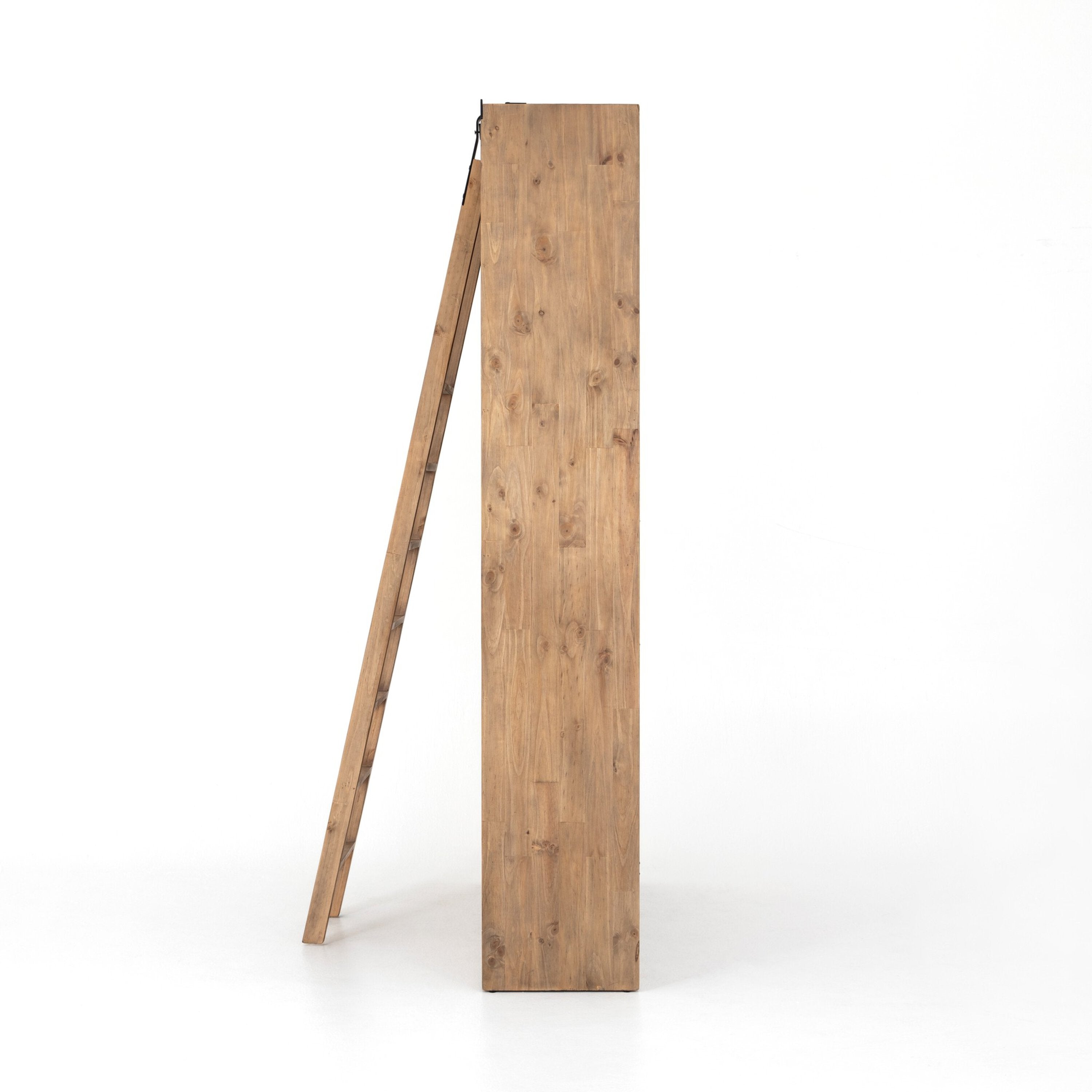 Four Hands Bane Double Bookshelf with Ladder