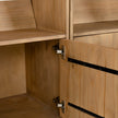 Four Hands Bane Triple Bookshelf with Ladder