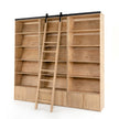 Four Hands Bane Triple Bookshelf with Ladder