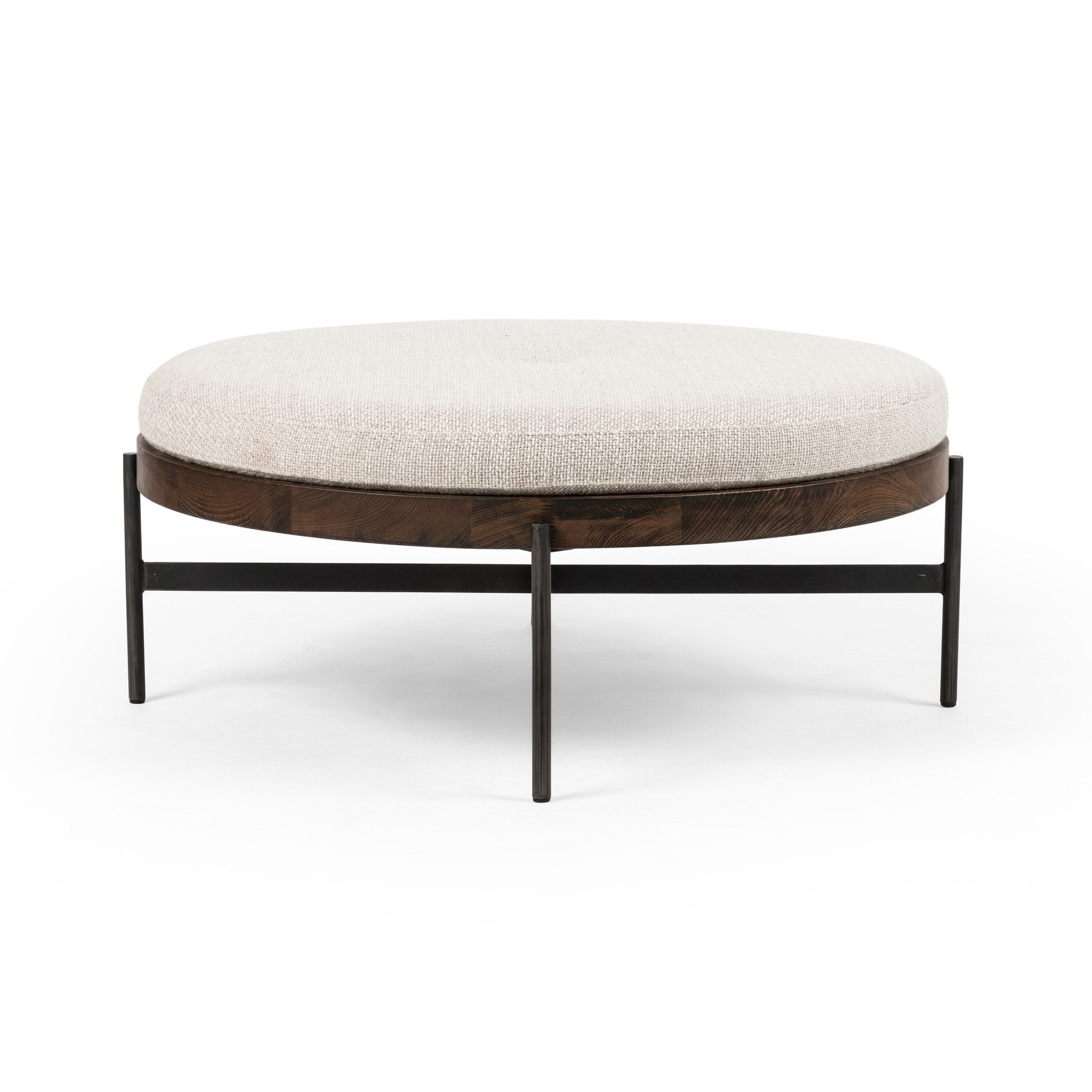 Four Hands Edwyn Ottoman
