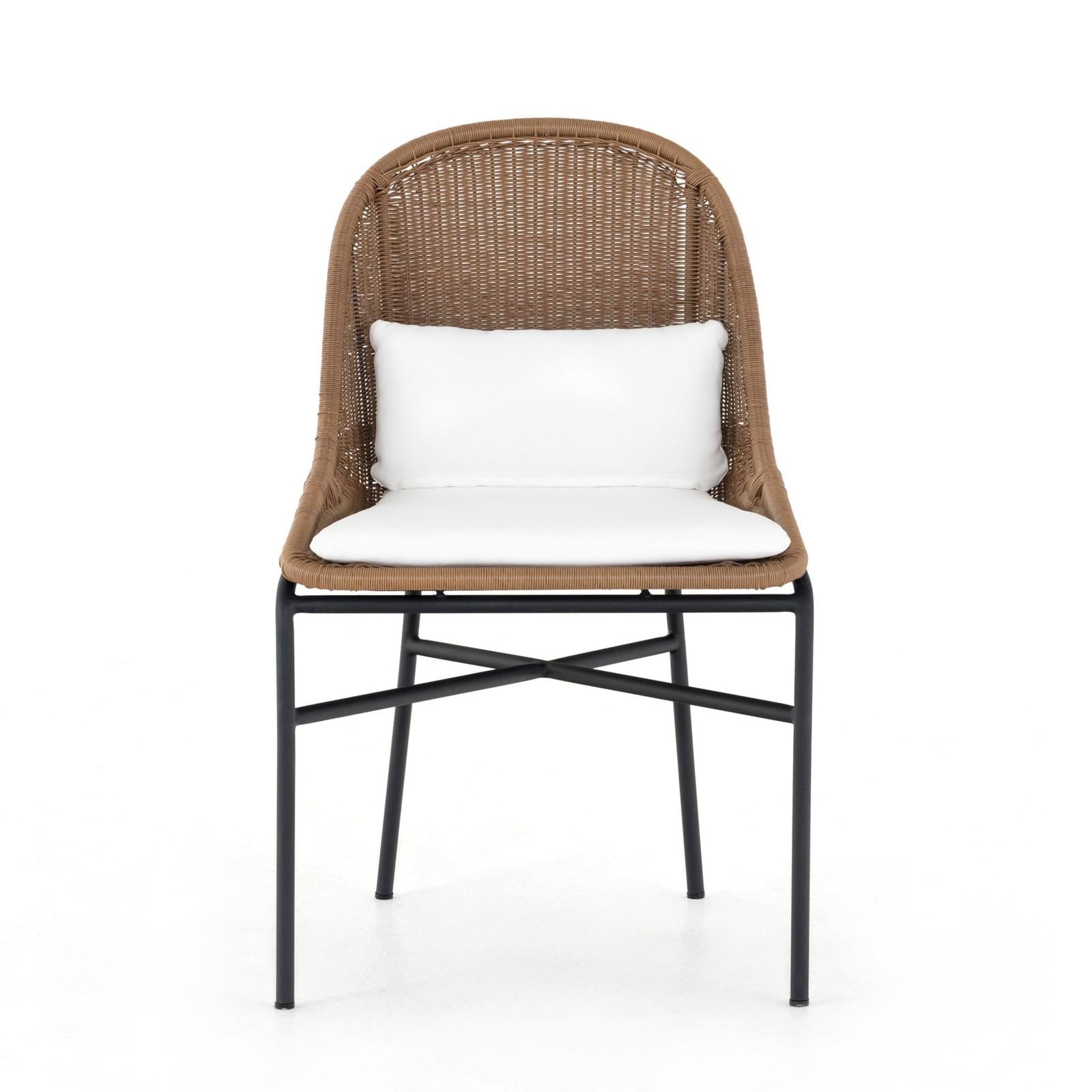 Jericho Outdoor Dining Chair-Fawn