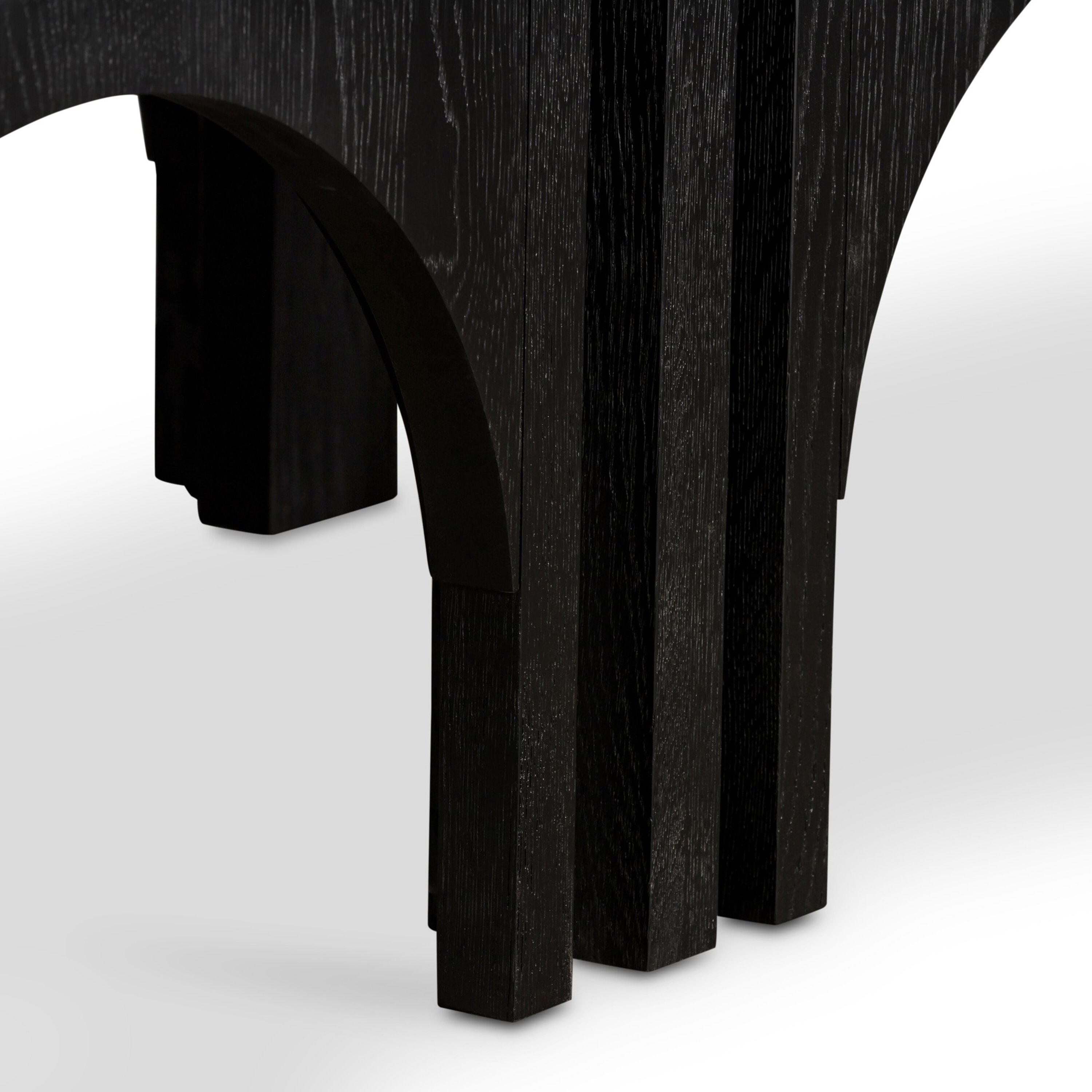 Four Hands Amara Coffee Table with Nesting Arch Seats