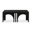 Four Hands Amara Coffee Table with Nesting Arch Seats