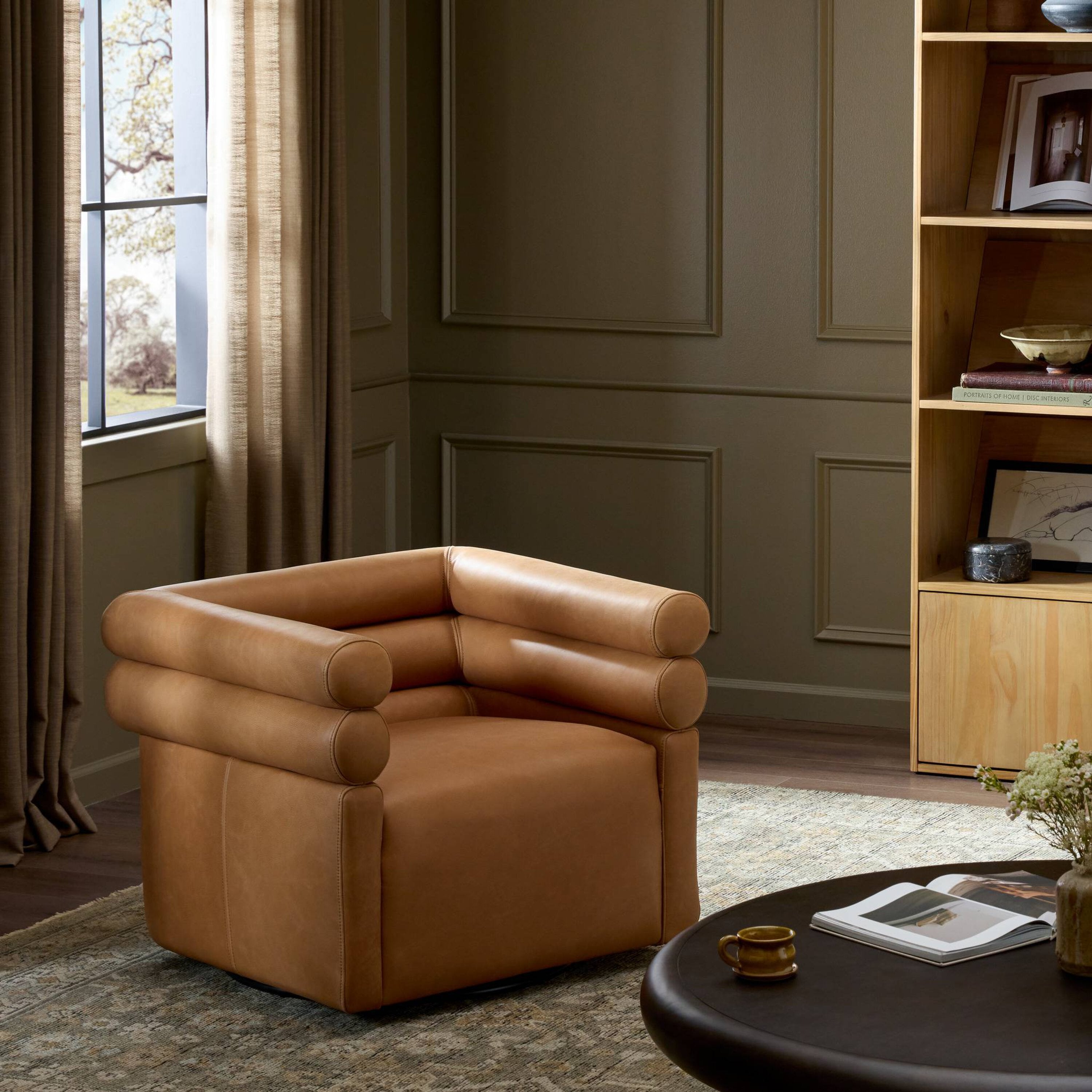 Four Hands Evie Swivel Chair