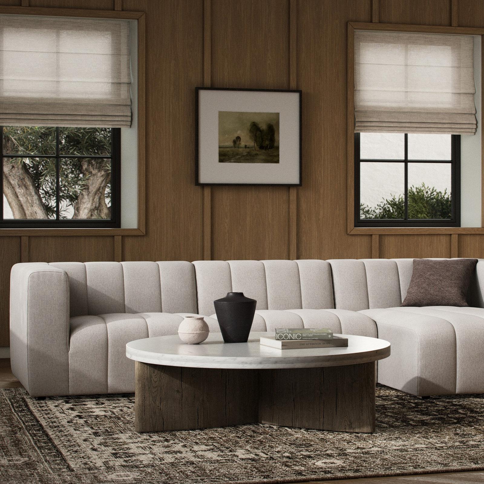 Four Hands Langham Channeled 3-Piece Sectional