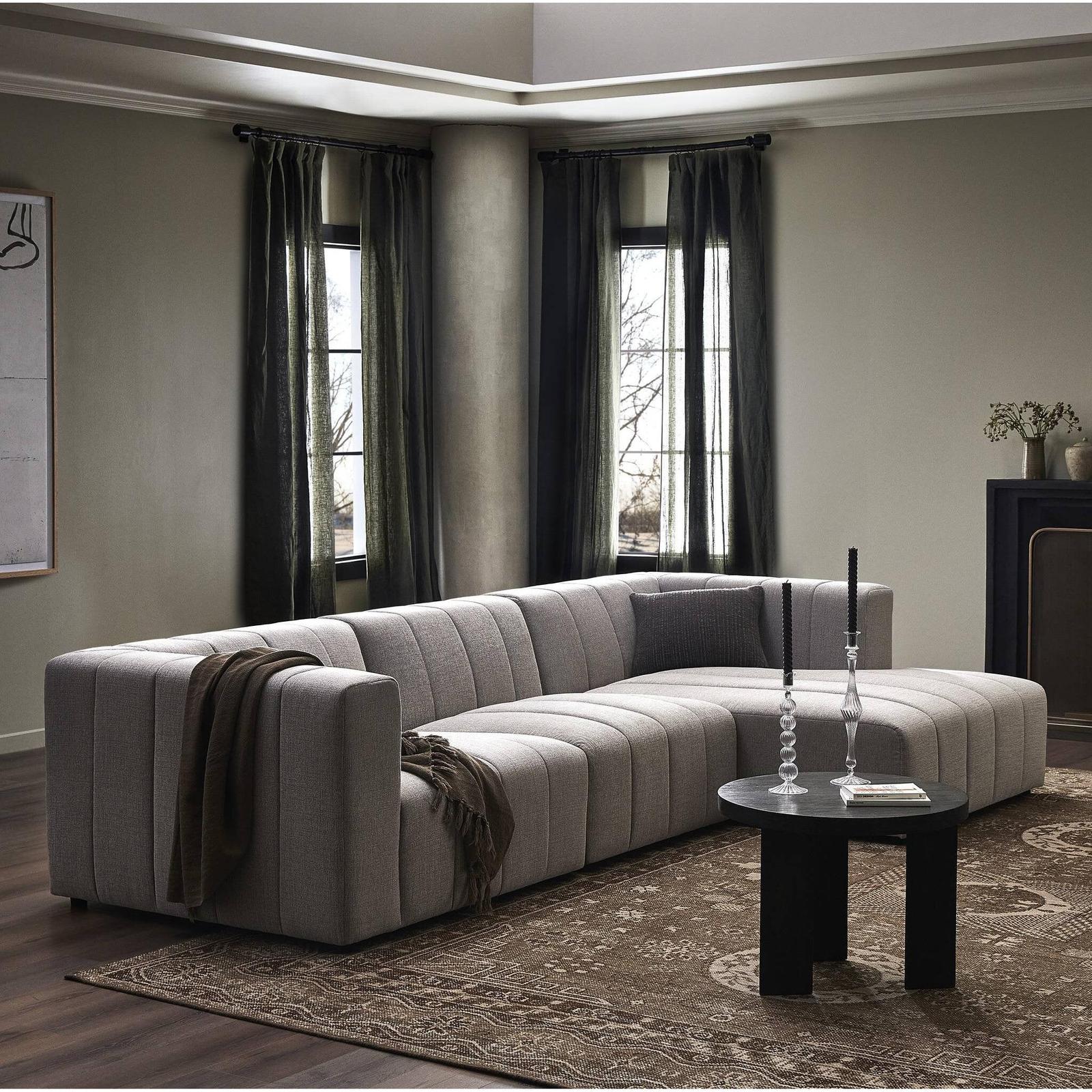Four Hands Langham Channeled 3-Piece Sectional