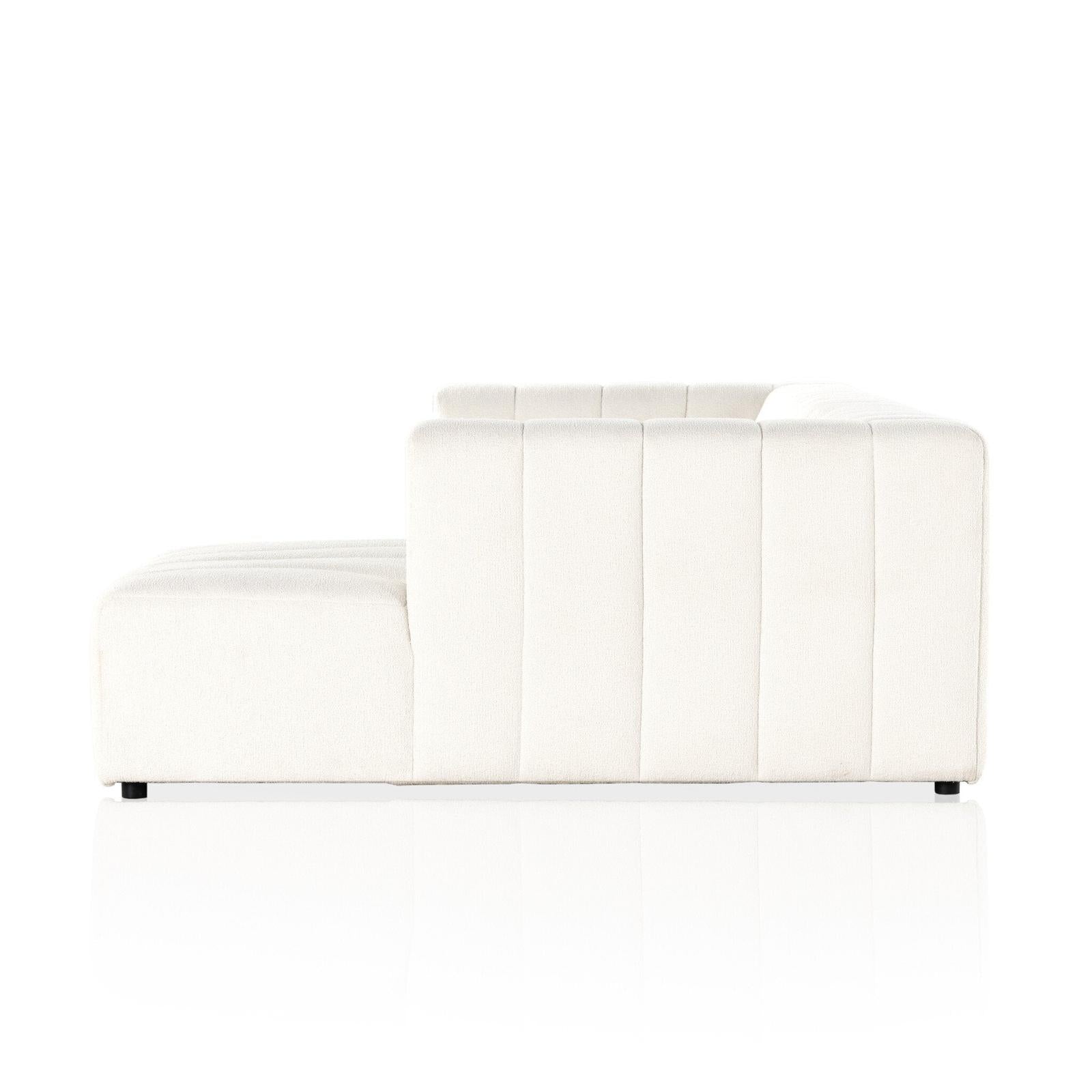 Four Hands Langham Channeled 3-Piece Sectional